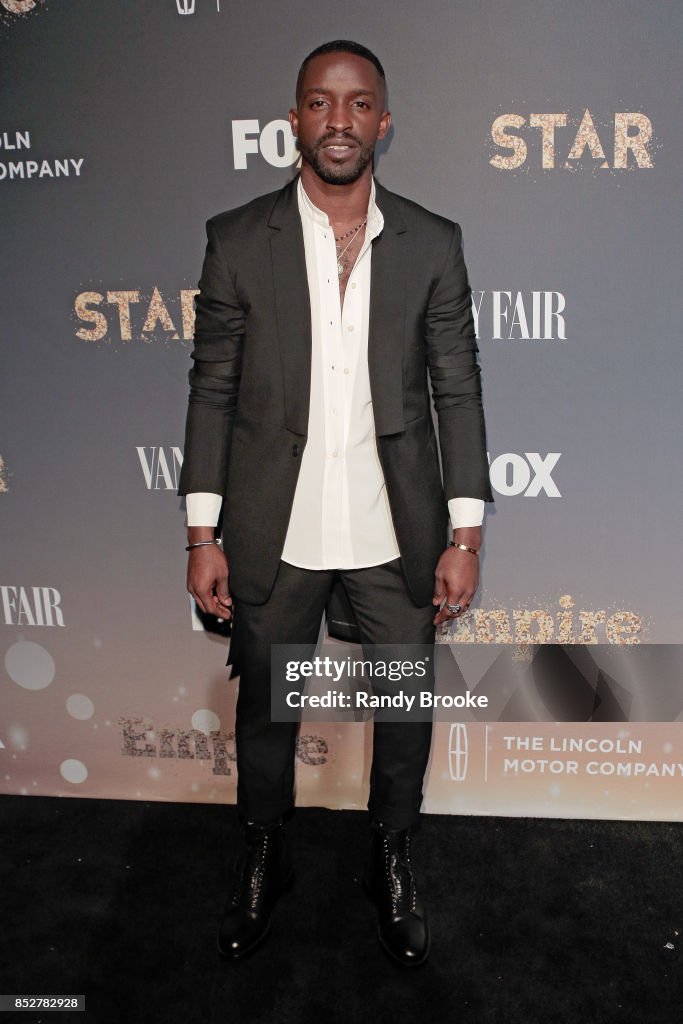 Actor Luke James poses on the red carpet during the "Empire" & "Star