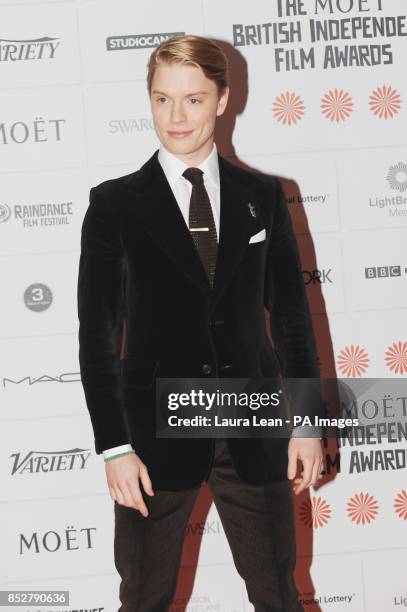 Freddie Fox at the 16th annual Moet British Independent Film Awards at the Old Billingsgate Market in the City of London.