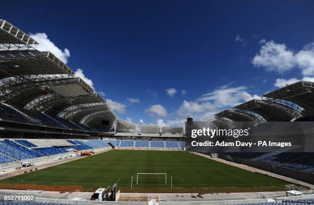 General view of the Estadio das Dunas, Natal, Brazil.