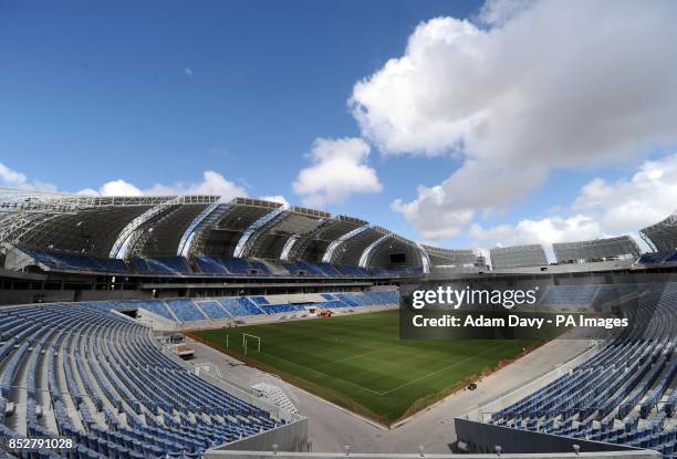 General view of the Estadio das Dunas, Natal, Brazil.