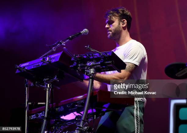 Alex Pall of the Chainsmokers performs onstage during the 2017 Global Citizen Festival in Central Park to End Extreme Poverty by 2030 at Central Park...