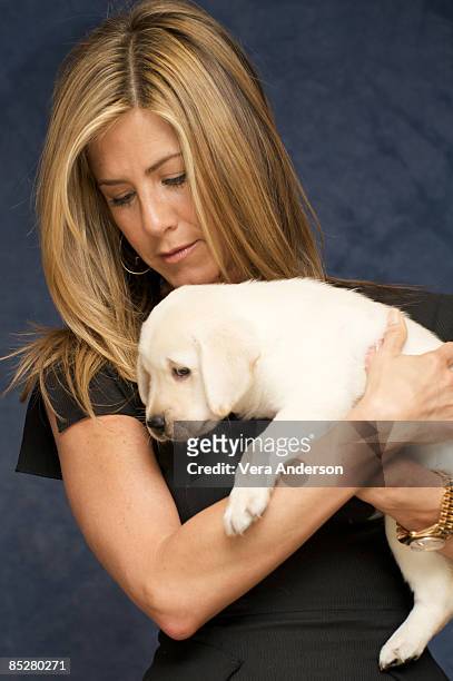 Jennifer Aniston at the "Marley & Me" press conference at the Casa Del Mar Hotel on December 5, 2008 in Santa Monica, California.