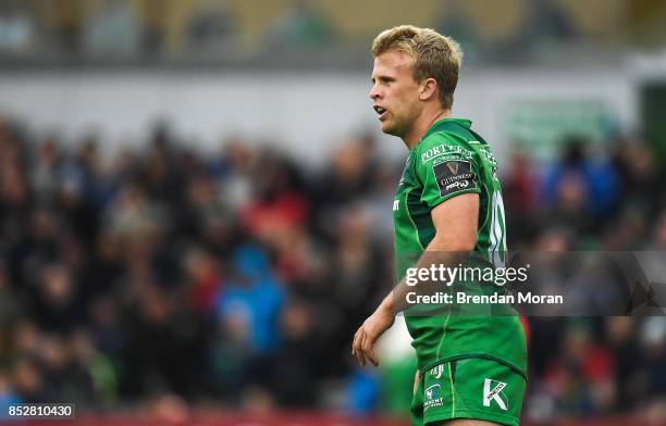 Galway , Ireland - 23 September 2017; Andrew Deegan of Connacht during the Guinness PRO14 Round 4 match between Connacht and Cardiff Blues at...