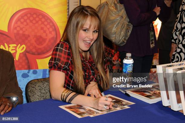 Actress Debby Ryan attends The World of Disney store on March 6, 2009 in New York City.
