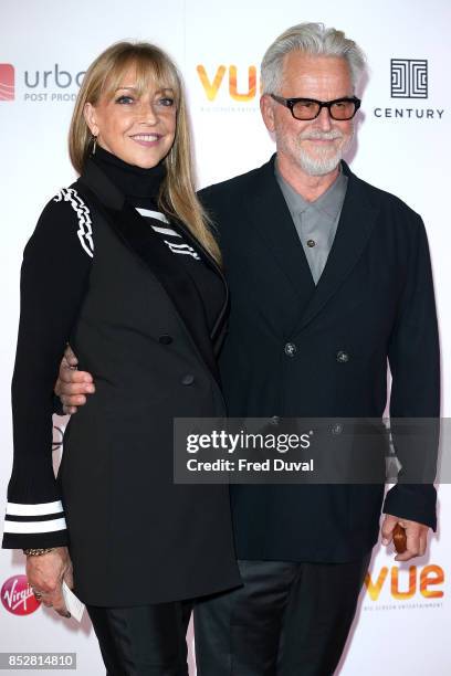 Sharon Maughan and Trevor Eve attend the official screening of "Bees Make Honey" during the Raindance Film Festival at Vue Leicester Square on...