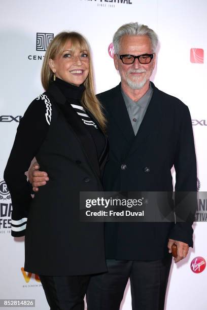 Sharon Maughan and Trevor Eve attend the official screening of "Bees Make Honey" during the Raindance Film Festival at Vue Leicester Square on...