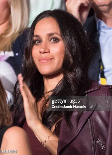 Meghan Markle attends the opening ceremony on day 1 of the Invictus Games Toronto 2017 on September 23, 2017 in Toronto, Canada. The Games use the...