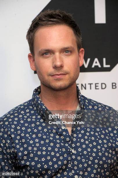 Patrick J Adams attends "Pillow Talk" premiere during Tribeca TV Festival at Cinepolis Chelsea on September 23, 2017 in New York City