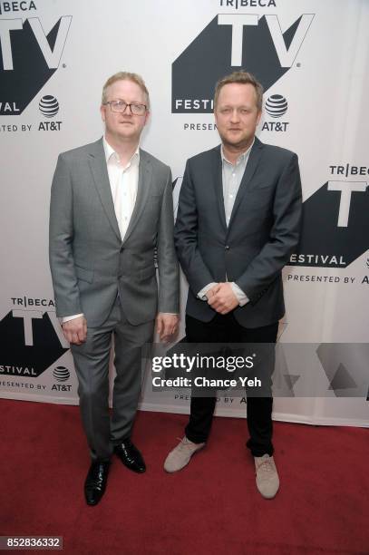 Harry Williams and Jack Williamsattend "Liar" premiere during Tribeca TV Festival at Cinepolis Chelsea on September 23, 2017 in New York City