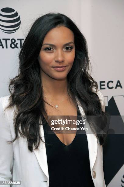 Jessica Lucas attends 'Gotham' sneak peek during Tribeca TV Festival at Cinepolis Chelsea on September 23, 2017 in New York City