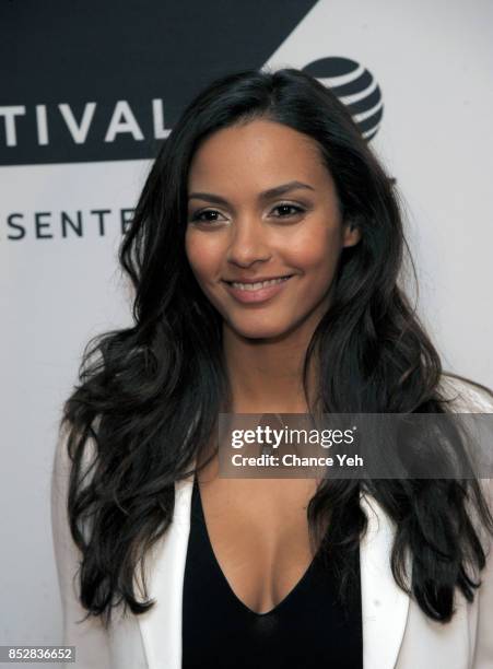 Jessica Lucas attends 'Gotham' sneak peek during Tribeca TV Festival at Cinepolis Chelsea on September 23, 2017 in New York City