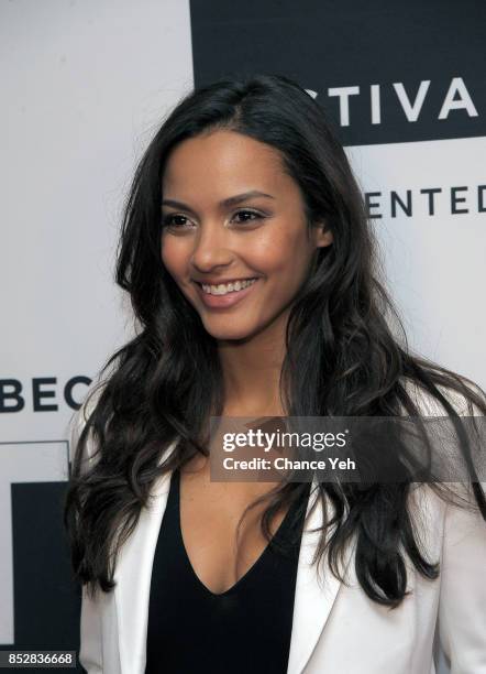 Jessica Lucas attends 'Gotham' sneak peek during Tribeca TV Festival at Cinepolis Chelsea on September 23, 2017 in New York City