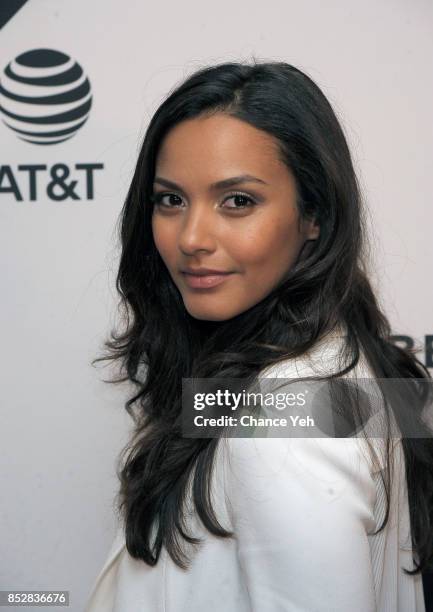 Jessica Lucas attends 'Gotham' sneak peek during Tribeca TV Festival at Cinepolis Chelsea on September 23, 2017 in New York City