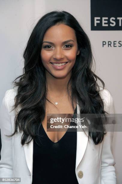 Jessica Lucas attends 'Gotham' sneak peek during Tribeca TV Festival at Cinepolis Chelsea on September 23, 2017 in New York City