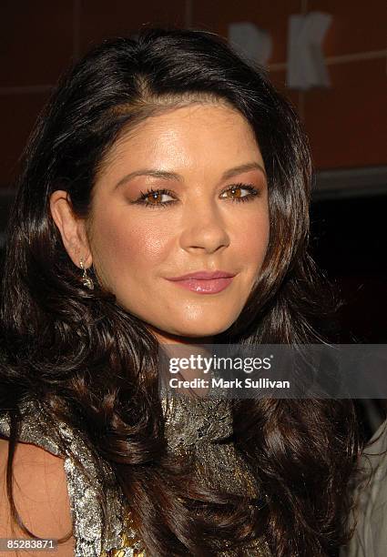 Actress Catherine Zeta-Jones attends the premiere of Kirk Douglas' one man show "Before I Forget" at the Kirk Douglas Theatre on March 6, 2009 in...