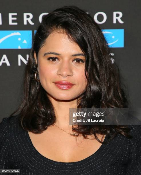 Melonie Diaz attends the Mercy For Animals' Annual Hidden Heroes Gala on September 23, 2017 in Los Angeles, California.