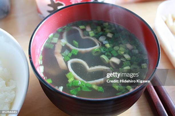 hearts in the soup - hidehiro kigawa stockfoto's en -beelden