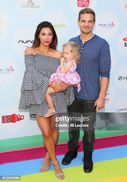 Audra Lynn Handley and Taylor Handley attend Step 2 Presents 6th Annual Celebrity Red CARpet Safety Awareness Event on September 23, 2017 in Culver...