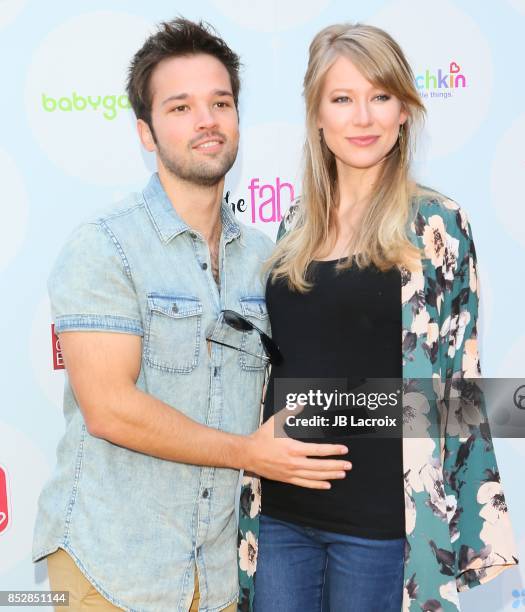 Nathan Kress and London Kress attend the 6th Annual Celebrity Red CARpet Safety Awareness Event on September 23, 2017 in Culver City, California.