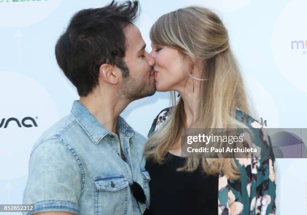 Actors Nathan Kress and London Elise Kress attend the 6th Annual Celebrity Red CARpet Safety Awareness event at Sony Studios Commissary on September...