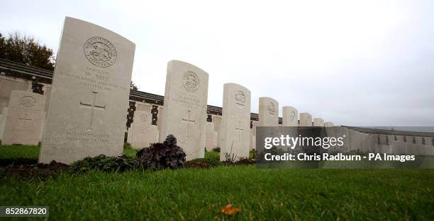 Tyne Cot Cemetery and Memorial Ypres, Belgium. The centenary of the outbreak of the First World War next year will bring the greatest peacetime...