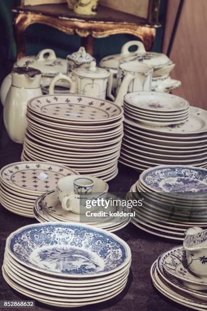 porcelain service - porcelain stock pictures, royalty-free photos & images