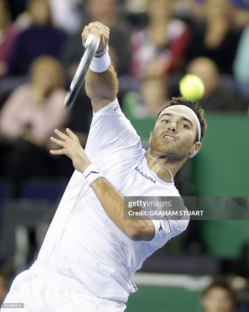 British tennis player Ross Hutchins comp