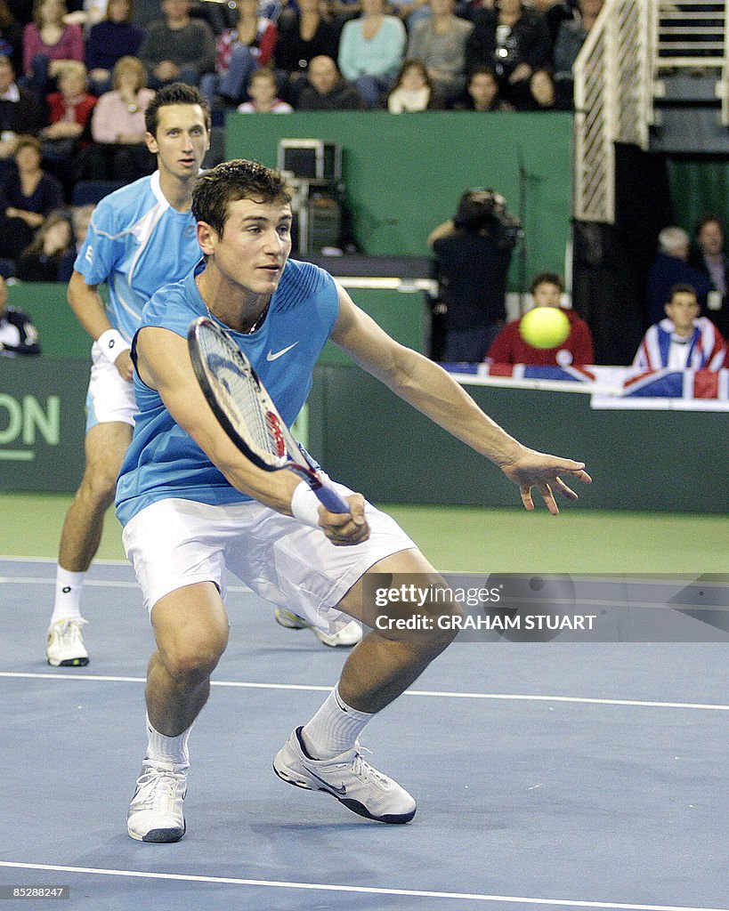Ukrainian tennis players Sergei Bubka (f