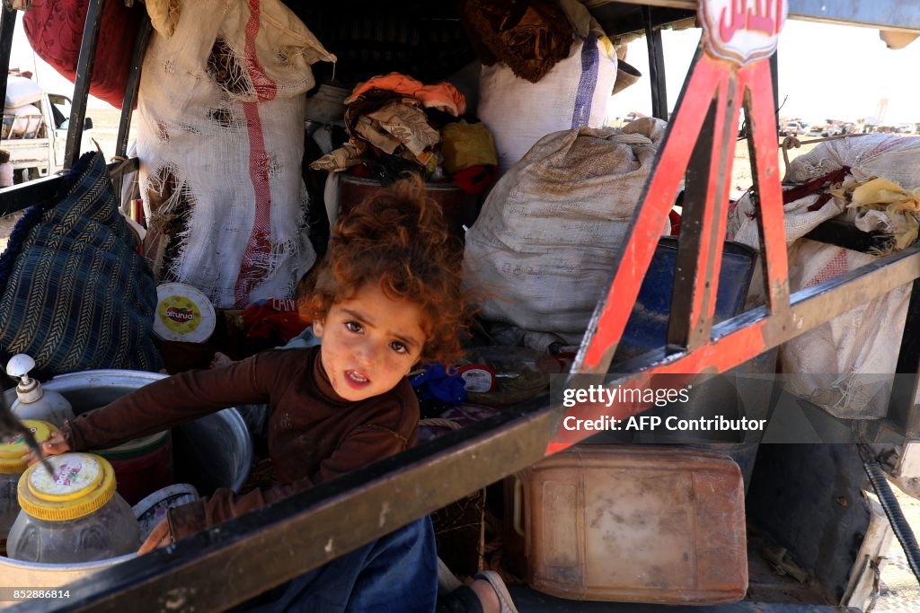 SYRIA-CONFLICT-DISPLACED