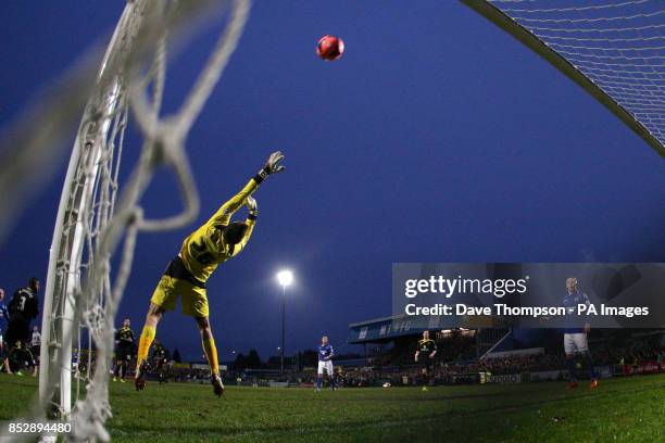 Sheffield Wednesday goalkeeper Damian Martinez makes a save