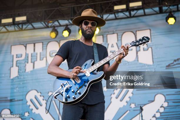 Gary Clark, Jr. Performs during the Pilgrimage Music & Cultural Festival 2017 on September 23, 2017 in Franklin, Tennessee.