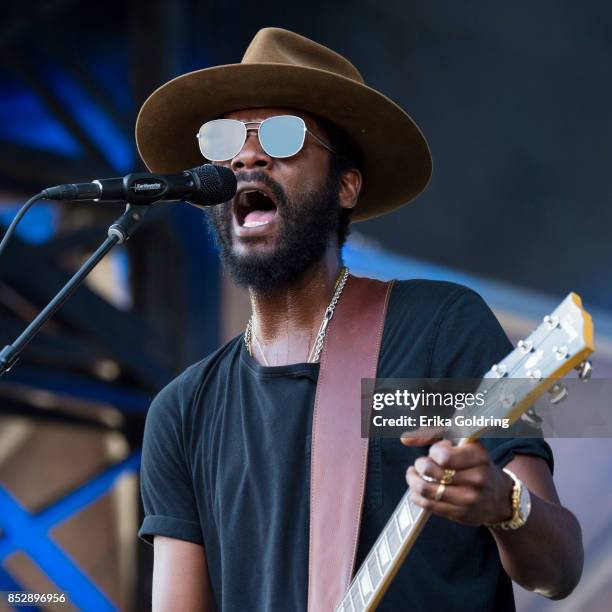 Gary Clark, Jr. Performs during the Pilgrimage Music & Cultural Festival 2017 on September 23, 2017 in Franklin, Tennessee.