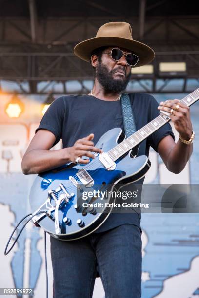 Gary Clark, Jr. Performs during the Pilgrimage Music & Cultural Festival 2017 on September 23, 2017 in Franklin, Tennessee.