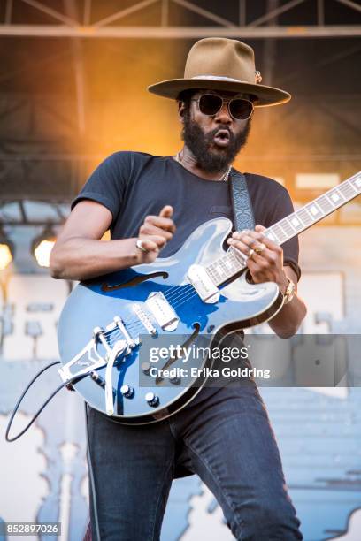 Gary Clark, Jr. Performs during the Pilgrimage Music & Cultural Festival 2017 on September 23, 2017 in Franklin, Tennessee.