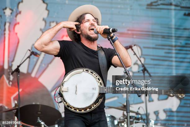 Scott Avett of the Avett Brothers performs during the Pilgrimage Music & Cultural Festival 2017 on September 23, 2017 in Franklin, Tennessee.