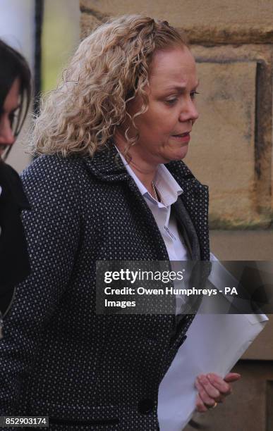 Previously unreleased picture from 06/01/14 of DC Alison Brown who today gave evidence at the David Rathband inquiry at the Moot Hall in Newcastle.