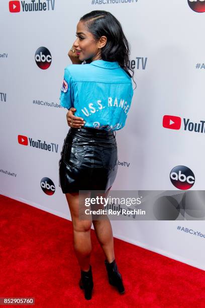 Vashtie Kola attends the ABC Tuesday night block party event at Crosby Street Hotel on September 23, 2017 in New York City.