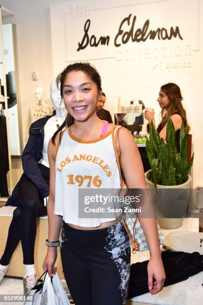 Mary Venzon attends the Sam Edelman Athleisure Launch at Six:02 on September 23, 2017 in New York City.