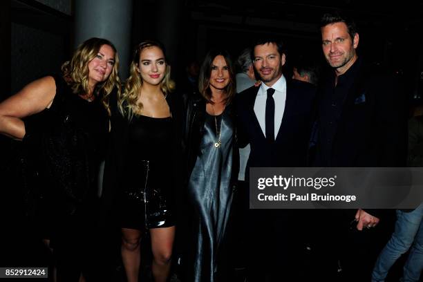 Jill Goodacre, Charlotte Connick, Mariska Hargitay, Harry Connick Jr., Peter Hermann attend NBC & Vanity Fair host a party for "Will & Grace" at Mr....