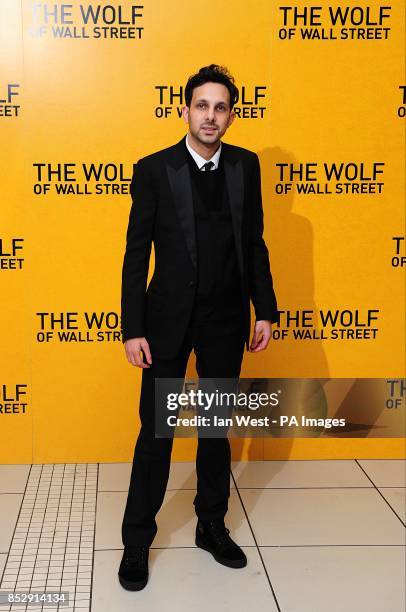 Dynamo arriving for the UK Premiere of The Wolf of Wall Street, at the Odeon Leicester Square, London.