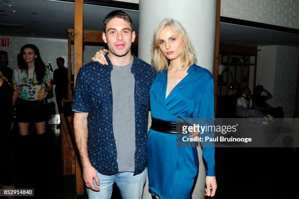 Andreja Pejic attends NBC & Vanity Fair host a party for "Will & Grace" at Mr. Purple at the Hotel Indigo LES on September 23, 2017 in New York City.