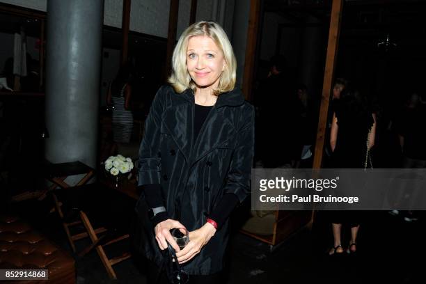 Diane Sawyer attends NBC & Vanity Fair host a party for "Will & Grace" at Mr. Purple at the Hotel Indigo LES on September 23, 2017 in New York City.