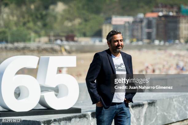 Eric Toledano attends 'Le Sens De La Fete / C'Est La Vie' photocall during 65th San Sebastian Film Festival on September 24, 2017 in San Sebastian,...