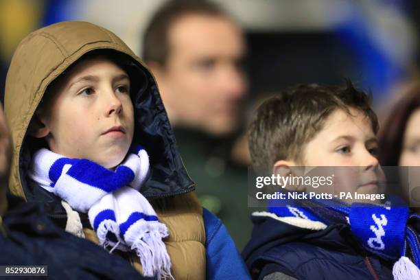 Bristol Rovers' fans show their dejection during 3-0 defeat