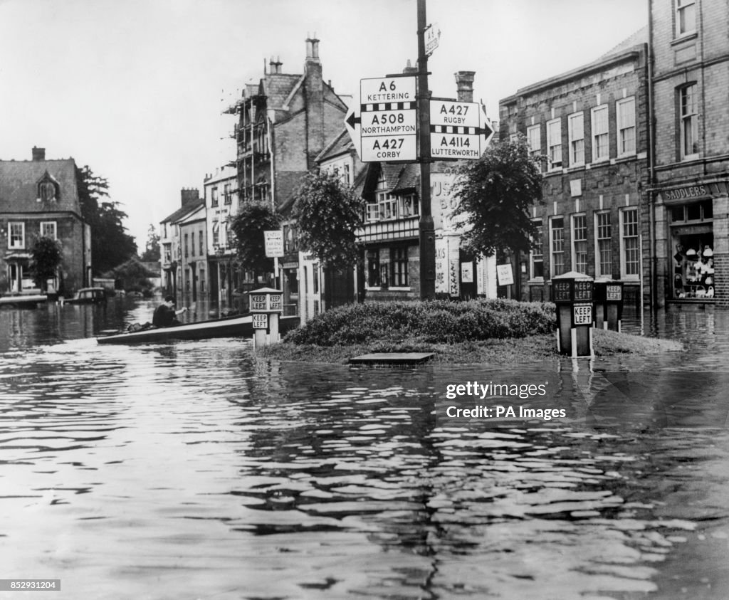 Weather - 1958 Floods - Leicestershire
