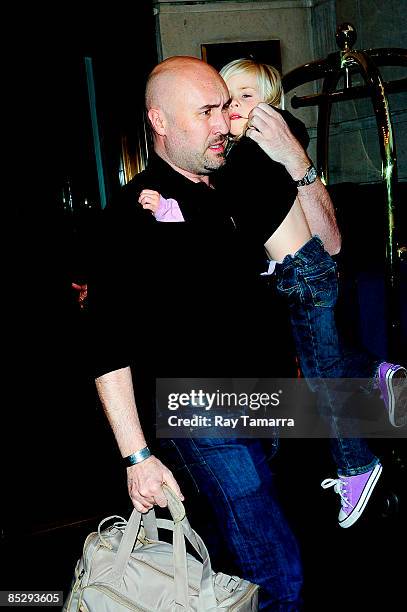 Actress Julia Roberts daughter Hazel Patricia Moder leaves the Ritz-Carlton Hotel on March 7, 2009 in New York City.