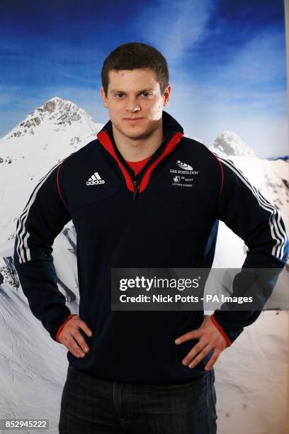 Great Britain's GB2 Bobsleigh team member Craig Pickering during the kitting out session at the adidas Centre, Stockport. PRESS ASSOCIATION Photo....