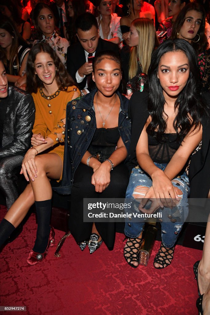 Coco Konig, Lori Harvey and Corinne Foxx attend the Dolce & Gabbana