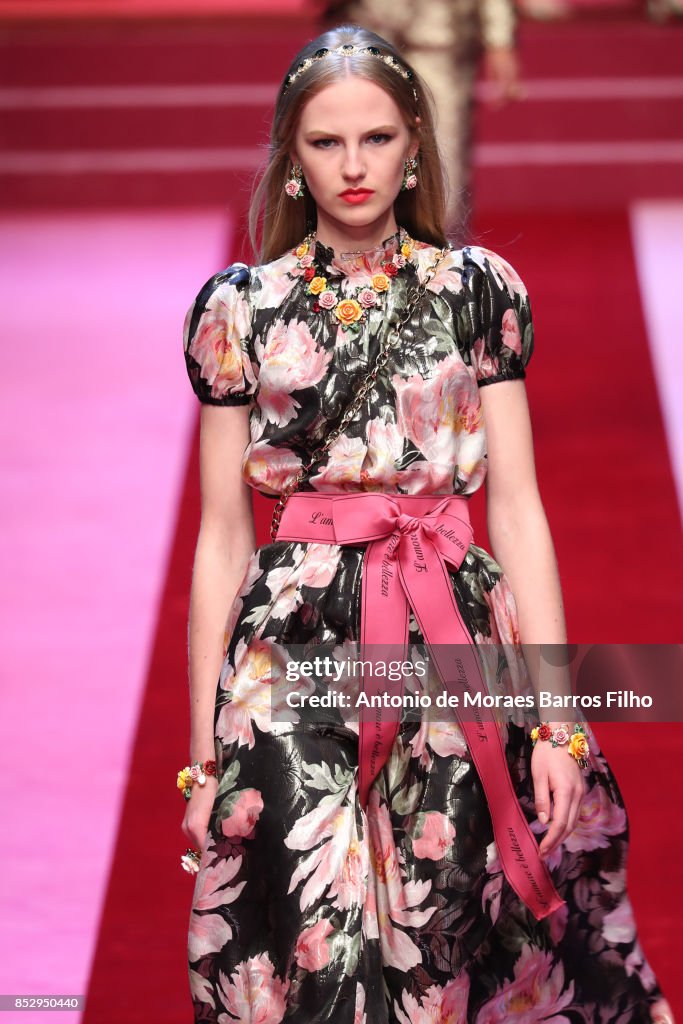 Dolce & Gabbana - Runway - Milan Fashion Week Spring/Summer 2018