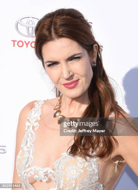 Actress Breann Johnson arrives at the 27th Annual EMA Awards at Barker Hangar on September 23, 2017 in Santa Monica, California.